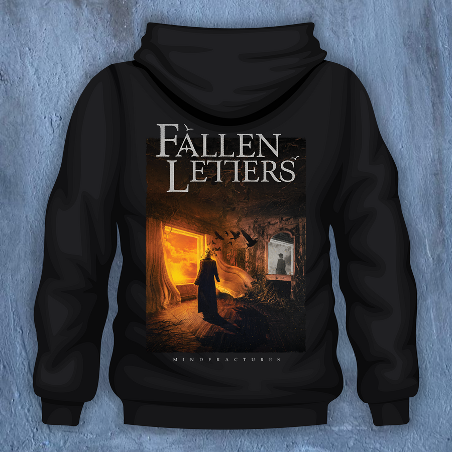 Mindfractures Fallen Letters hoodie