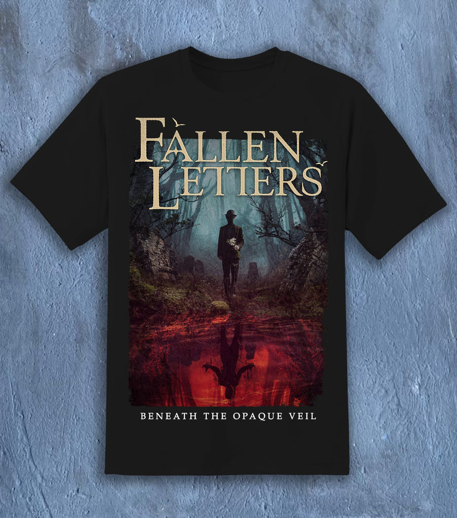 Beneath the Opaque Veil Fallen Letters T-shirt